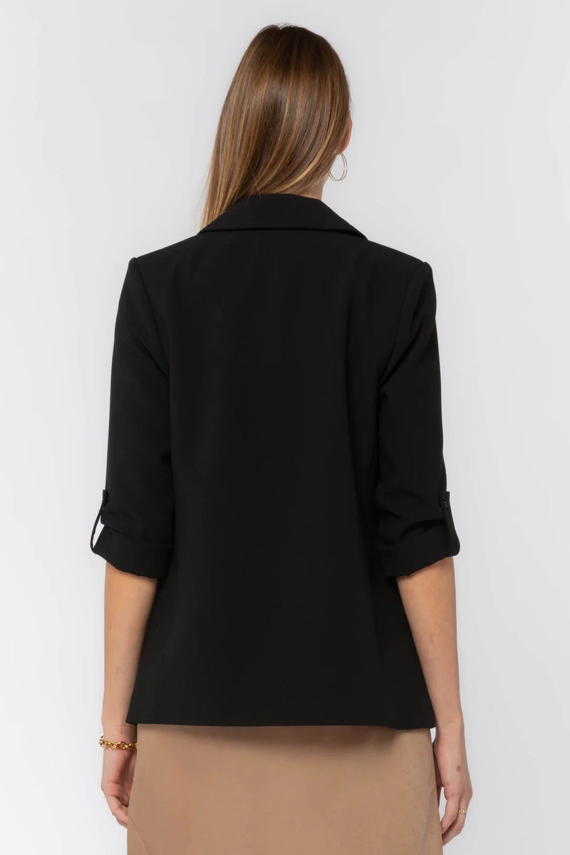 Lizzy Blazer Black Fashion Gem Apparel