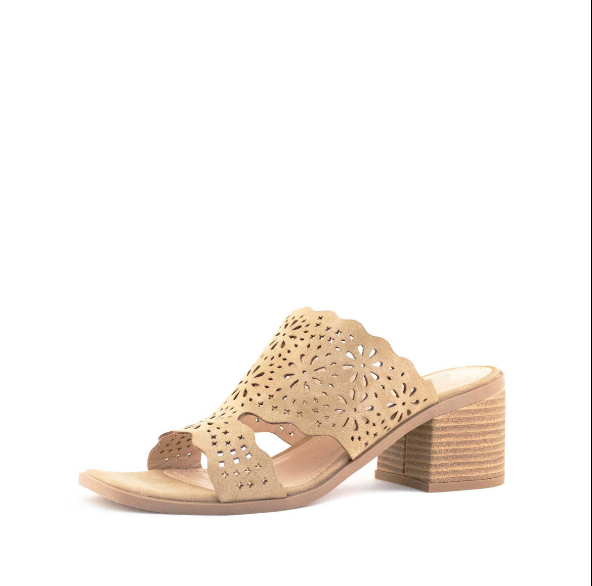 Boho Block Heeled Sandal Fashion Gem Apparel