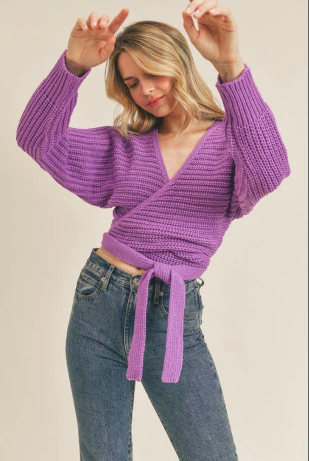 Petra Wrap Sweater