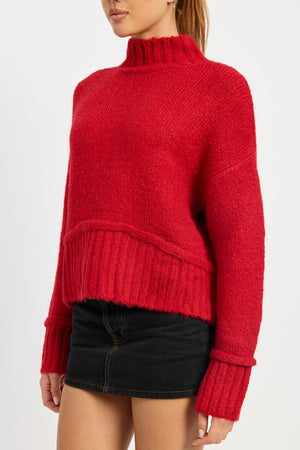 Macie Mock Neck Sweater