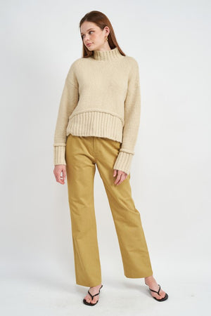 Macie Mock Neck Sweater