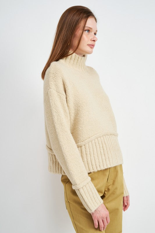 Macie Mock Neck Sweater