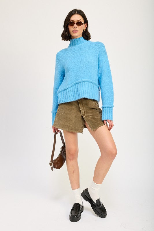 Macie Mock Neck Sweater