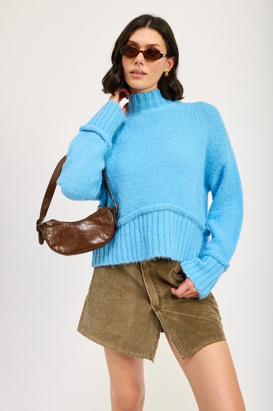 Macie Mock Neck Sweater