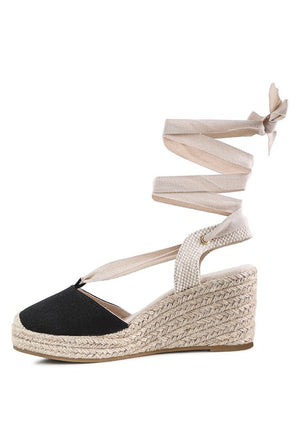 Little Mary Strappy Wedge Heel Sandals