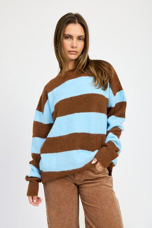 Olivia Oversized Striped Sweater