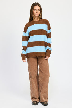 Olivia Oversized Striped Sweater