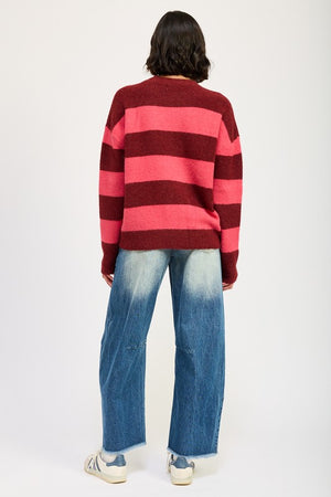 Olivia Oversized Striped Sweater