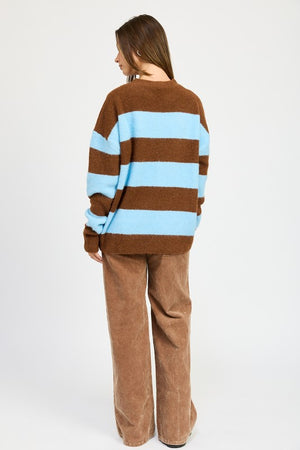 Olivia Oversized Striped Sweater