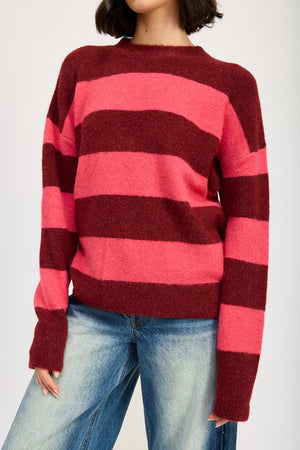 Olivia Oversized Striped Sweater