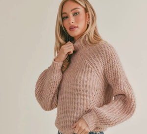 Malory Dusty Pink Sweater