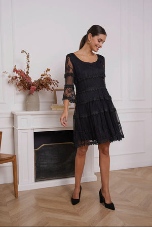 Lindsay Lace A-Line Dress