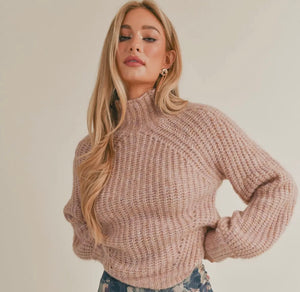 Malory Dusty Pink Sweater