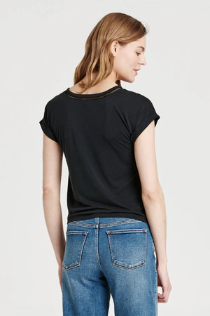 Mila Black Short Sleeve Top
