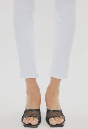 Paige Ankle Skinny - White