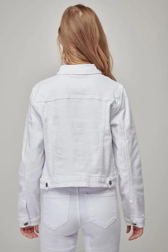 Abbie White Denim Jacket