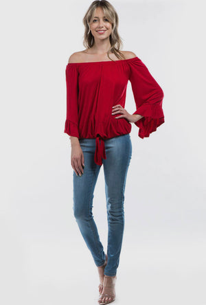 Date Night Top - Red