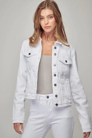 Abbie White Denim Jacket