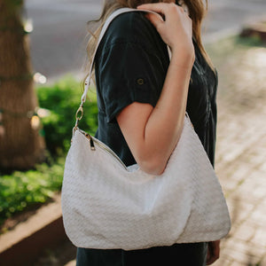 Remi Woven Vegan Leather Bag