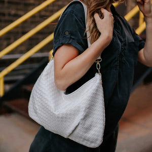 Remi Woven Vegan Leather Bag