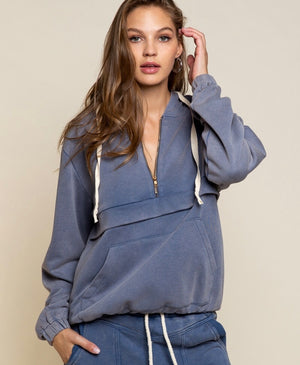 French Terry Pullover Sweatshirt