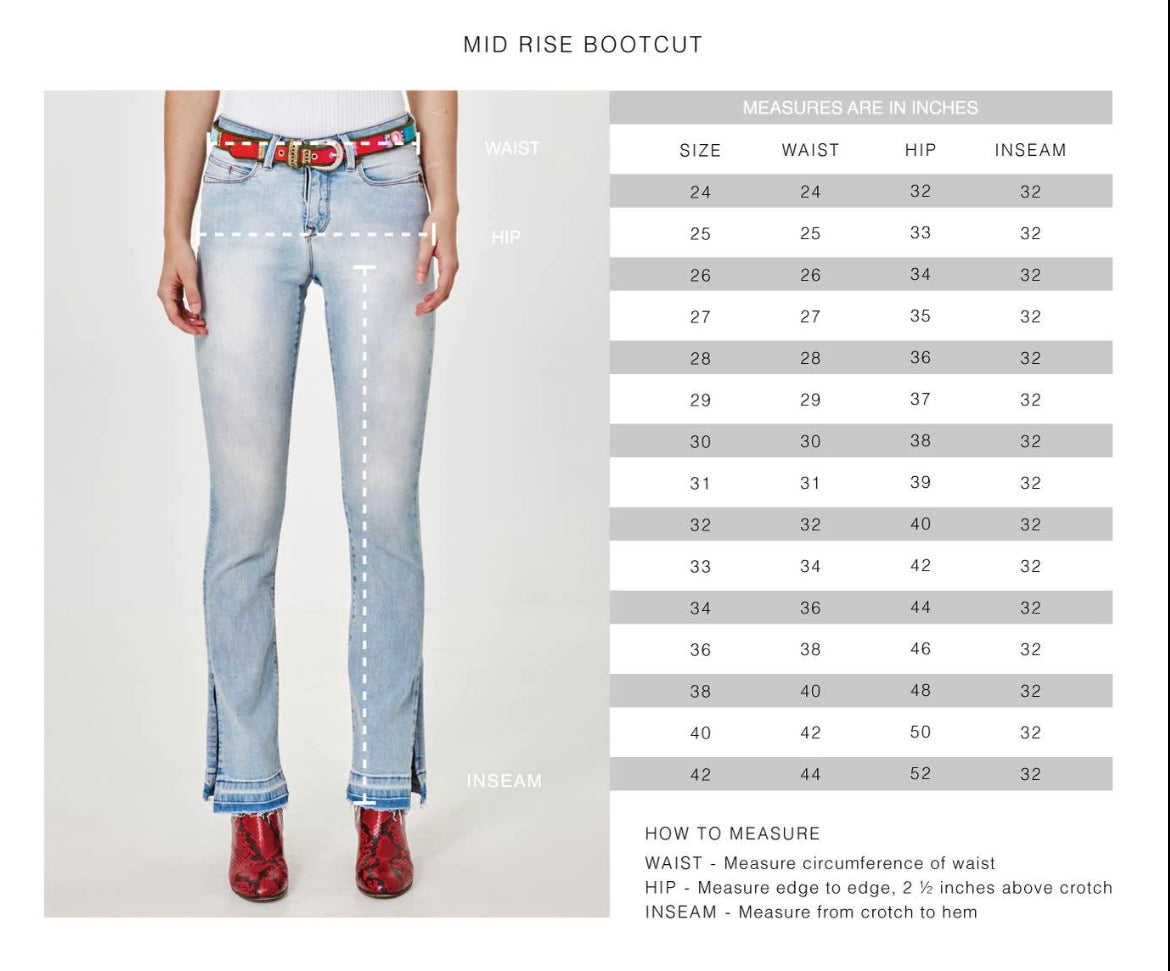 Gene - Mid Rise Bootcut Jean