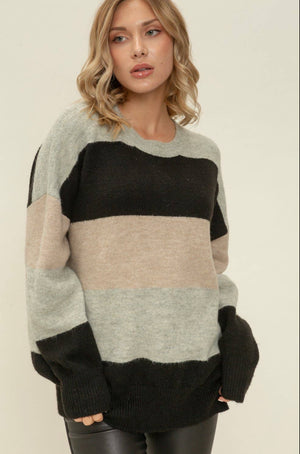 Saylor Striped Sweater