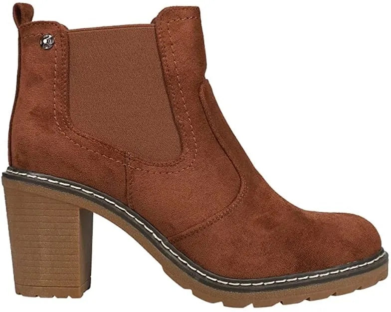 Rocky Brown Faux Suede Bootie