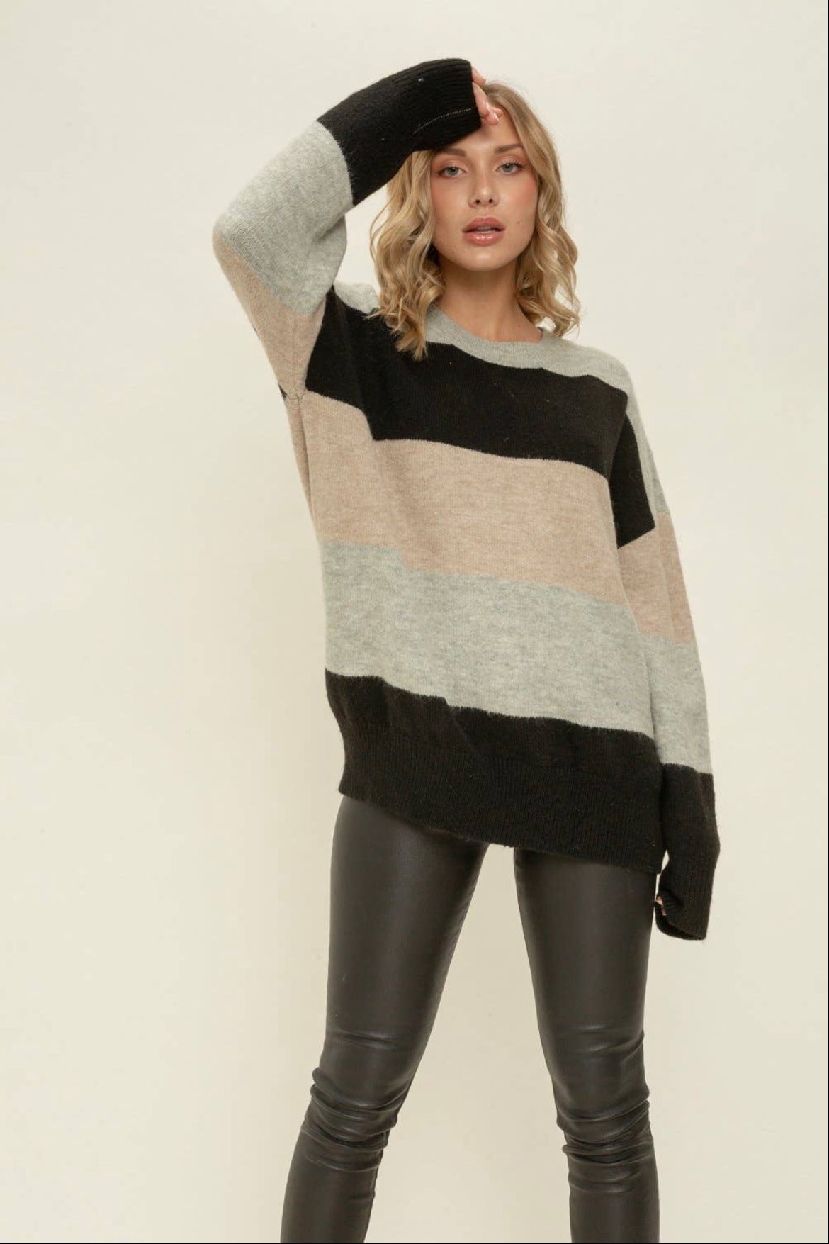 Saylor Striped Sweater