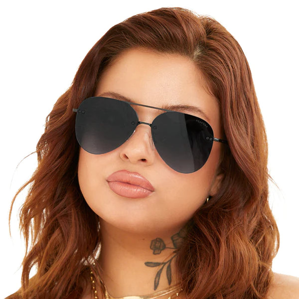 Megan 2 Sunnies - Smaller- Black