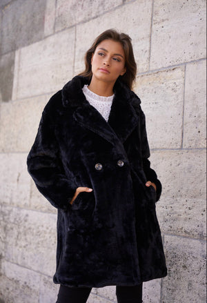 Jaqueline Faux Fur Coat