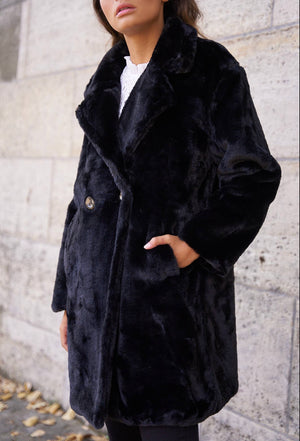 Jaqueline Faux Fur Coat